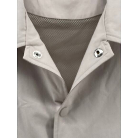 UNIQLO Women’s Bone Coach Lightweight Button-Up Long Sleeve Jacket SZ L - Picture 6 of 13